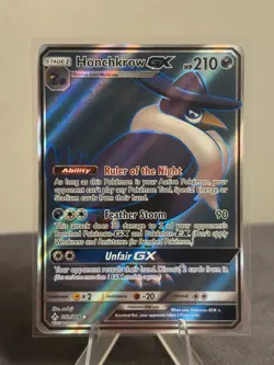 Pokemon Honchkrow GX 202/214 Unbroken Bonds Ultra Rare NM Condition - Image 1