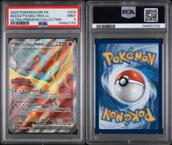 Pokemon TCG Team Rockets Moltres EX Stamp 208 - Image 3