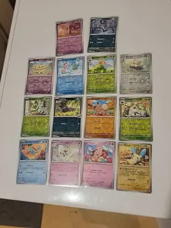 Lot Of 14 Shiny Holo Baby Pokemon Squirtle Cleffa Minun - Image 1