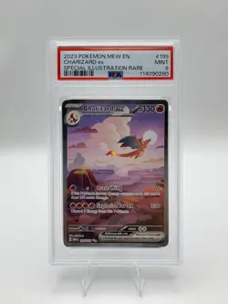 2023 POKEMON MEW EN-151 SPECIAL ILLUSTRATION RARE #199 CHARIZARD EX PSA 9 - Image 1