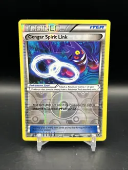 POKEMON GENGAR SPIRIT LINK 95/119 REVERSE HOLO TRAINER XY PHANTOM FORCES - Image 1