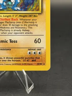 Machamp 8/102 Holo Rare 1999 Pokemon TCG Base Set First Edition (LP) - Image 4
