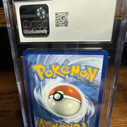 Pokemon TCG Team Rocket Moltres EX 208/182 2025 CGC 10 Gem Mint Graded - Image 3