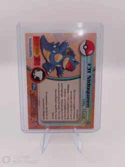 Pokemon Topps Tv Animation Edition Nidoqueen Holo Rare UK Regional Variant Blue - Image 2