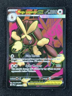 2025 Pokemon MEGA LOPUNNY EX #115/094 Phantasmal Flames Ultra Rare English - Image 1