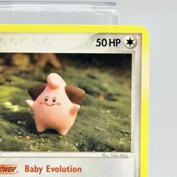 Cleffa 20/115 EX Unseen Forces Non Holo Pokemon Card 2005 Vintage Small Creases - Image 3