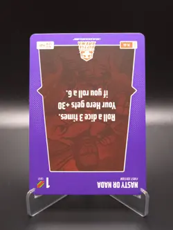 Nasty Or Nada 2025 Bo Jackson Battle Arena Alpha Update Play Card #PL-64 - Image 3