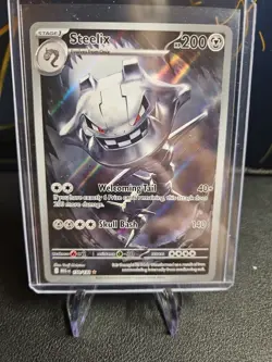 Steelix 150/132 Mega Evolution Pokemon TCG Card Near Mint Condition - Image 1