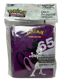 Ultra Pro Pokemon TCG Card Supplies Chromafusion Card Sleeves Mewtoo Purple NEW - Image 1