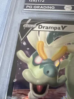 Drampa v Ultra Rare Card 128/172 Brilliant Stars Graded Pokemon TCG Card 4 - Image 4