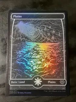 Plains 269 FOIL ,Innistrad Crimson Vow , Near Mint ,MTG,FREE SHIPPING - Image 1
