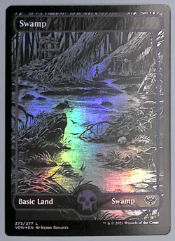 Swamp - Full Art - Foil - 273 - Innistrad: Crimson Vow (VOW) MTG - Image 1
