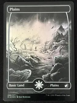 1x MTG Plains (269, Foil) - Innistrad: Midnight Hunt (MID) - Magic the Gathering - Image 1