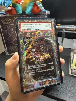 Giratina v 111/100 SR Alt Art Lost Abyss Japanese Pokemon Card PSA 10 Gem Mint - Image 1