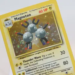 Pokemon TCG - Magneton 9/102 Base Set Holo Rare WOTC - EXC - Image 1