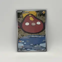 Pokemon TCG Stunfisk 118/086 Sv: White Flare Illustration Rare Holo 110HP - Image 1