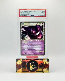 2010 Pokemon Triumphant Gengar Holo PSA 9 - Image 1