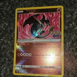 Pokemon TCG Pokemon GO Radiant Charizard 011/078 Perfect - Image 1
