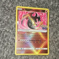 Pokemon TCG Pokemon GO Radiant Charizard 011/078 Perfect - Image 2