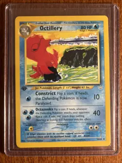 [NM/MINT] 2001 Pokemon Neo Revelation Octillery 1st Edition #34/64 - Image 1