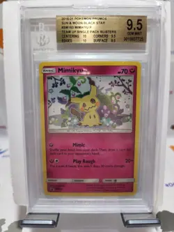 2016-21 Pokemon Promos #SM163 Mimikyu Team Up BGS 9.5 - Image 1