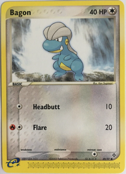 POKEMON BAGON 49/97 EX DRAGON COMMON NEAR MINT - Image 1