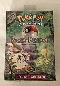 1999 Pokemon TCG "Power Reserve" Jungle Theme Deck - Factory Sealed - Image 1