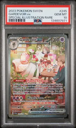 2023 POKEMON SVI EN-SCARLET & VIOLET #245 GARDEVOIR EX PSA 10 - Image 1