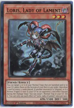 Yugioh - Loris, Lady of Lament MP24-EN164 1st Edition - 25th Anniversary Tin: Du - Image 1