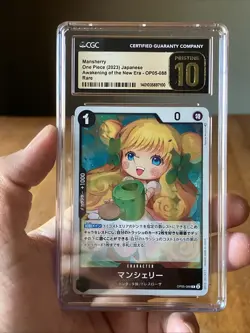 One Piece Card Game Mansherry OP05-088 R Awakening of the New Era Graded CGC 10 - Image 1