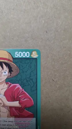 Bandai One Piece CCG Monkey.D.Luffy Leader Romance Dawn OP01-003 Post Errata - Image 3