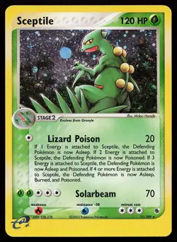 Sceptile 11/109 Holo Rare Ruby and Sapphire Pokemon Card - Image 1