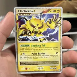 Pokemon TCG Electivire Holo Rare Card LV.X Mysterious Treasures 121/123 - Image 1