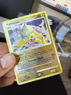 Raikou 16/132 Secret Wonders Reverse Holo Rare Pokemon Card DMG - Image 2