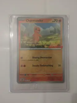 Pokemon - Charmander - (GameStop Exclusive) 004/165 Promo Card Sealed - Image 1