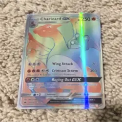 Pokemon Charizard GX Full Art Holo 150/147 Dragon Pokemon TCG Card - Image 1