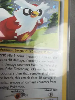 Delibird - 5/64 - Pokemon Neo Revelation Unlimited Holo Rare Card WOTC HP/MP - Image 2