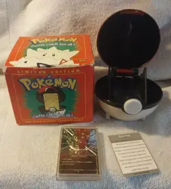 1999 POKEMON TOGEPI 23K GOLD PLATED CARD RED BOX NINTENDO LIMITED EDITION - Image 2