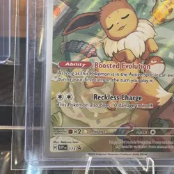 Pokemon Eevee TCG Scarlet & Violet Black Star Promo Card 173 Prismatic NM - Image 5