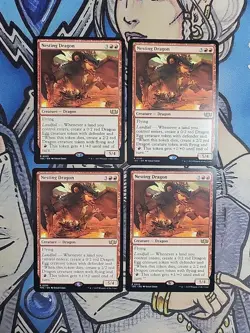 4x Nesting Dragon - NM/M TDC MTG Magic - Image 1