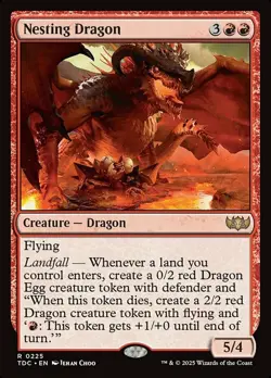 4 x Nesting Dragon - Commander: Tarkir: Dragonstorm - NM-Mint - MTG - Image 1