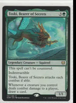 Toski, Bearer of Secrets #197 - Kaldheim - Normal - Rare - Image 1