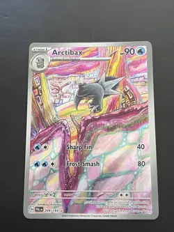 Arctibax 209/193 Illustration Rare Pokemon Card – Paldea Evolved – NM - Image 1