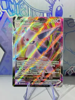 Espeon Vmax 065/203 Full Art Holo Pokemon Evolving Skies English Near Mint - Image 1
