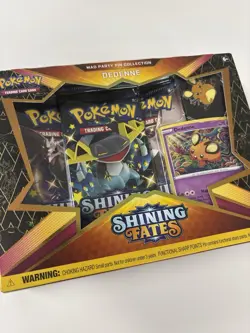 Pokemon TCG: Shining Fates Mad Party Pin Collections Box - Dedenne 820650808685 - Image 4