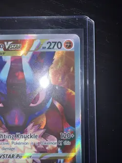 Pokemon TCG Lucario VSTAR #SWSH291 Black Star Promo, Crown Zenith - Image 2