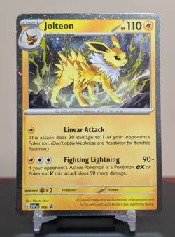 Pokemon Jolteon #169 English SVP Black Star Promo Cosmos Holo - Image 1