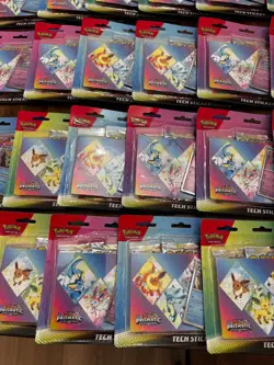 Pokemon Prismatic Evolutions Tech Sticker Collection (Lot of 24) Sealed - Image 2