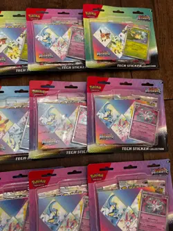 Pokemon Prismatic Evolutions Tech Sticker Collection (Lot of 24) Sealed - Image 5