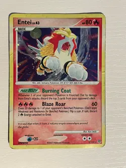 Pokemon TCG - Entei lv.43 4/132 Holo - Secret Wonders - LP/MP - Image 1